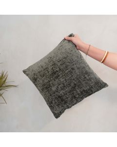 כרית דיאן מבד שאניל  45X45 אפור כהה