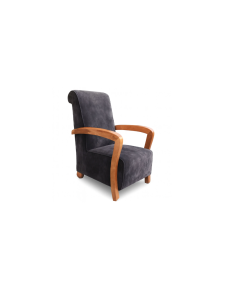 כורסא דגם KING בגוון אפור כהה