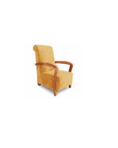 כורסא דגם KING בגוון חרדל