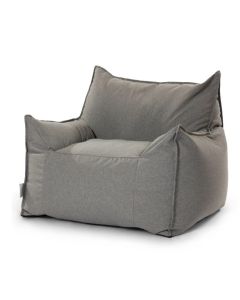 פוף SICILIA Outdoors טכנולוגיית נוחות עמידה לשימוש חוץ בגוון אפור אבן
