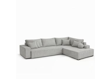 ספה פינתית 250x180 ס"מ דגם Nikol גוון אפור