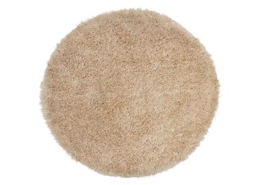 שטיח טאץ קרם עגול 100/60 בקוטר 133 ס"מ
