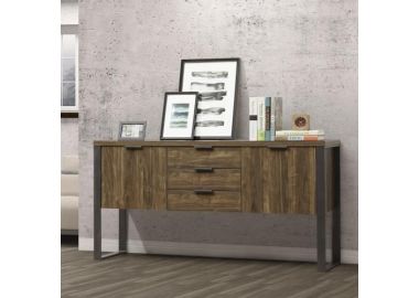 שידת קונוסלה מעוצבת דגם טיאנה בגוון אגוז מיושן