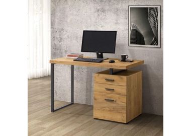 שולחן כתיבה עם מגירות דגם אמירה בגוון אלון