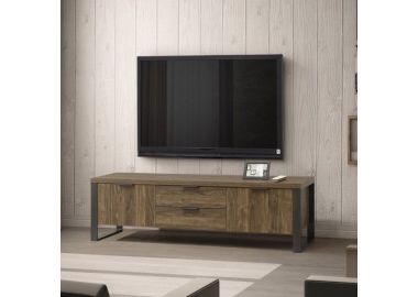 מזנון לסלון מעוצב דגם לולה 150 ס"מ בגוון אגוז