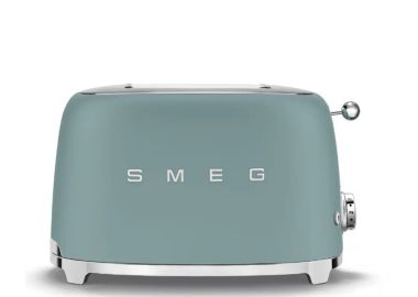 מצנם קופץ ל2 פרוסות 950W מבית SMEG ירוק אמרלד דגם TSF01
