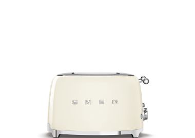 מצנם קופץ ל4 פרוסות 2000W מבית SMEG שמנת / קרם דגם TSF03 