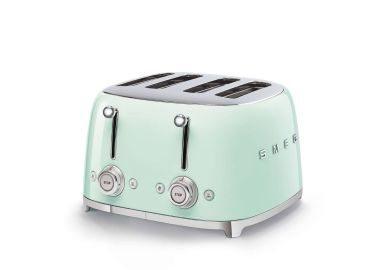 מצנם קופץ ל4 פרוסות 2000W מבית SMEG  ירוק פסטל דגם TSF03
