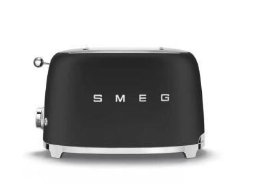 מצנם קופץ ל2 פרוסות 950W מבית SMEG צבע שחור מט דגם TSF01