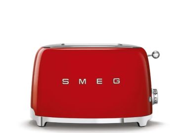 מצנם קופץ ל2 פרוסות 950W מבית SMEG צבע אדום דגם TSF01
