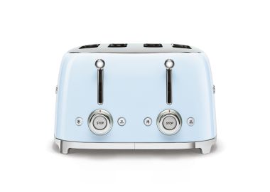 מצנם קופץ ל4 פרוסות 2000W מבית SMEG  כחול פסטל דגם TSF03