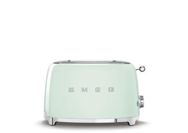 מצנם קופץ ל2 פרוסות 950W מבית SMEG ירוק פסטל דגם TSF01