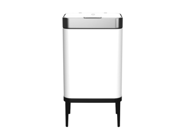 פח 60 ליטר נפתח בלחיצה עם פח פנימי דגם Lianer צבע לבן