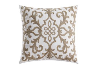 כרית נוי רקומה גרנדה 45X45 מולטי בז'