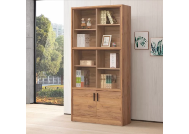 ספריית ויטרינה עם 4 דלתות זכוכית דגם דיווה XL