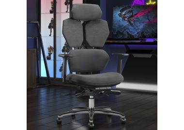 כיסא גיימינג ארגונומי, מודולרי ומתכוונן בשילוב ידיות 3D דגם MOON4 מבית Gamerz