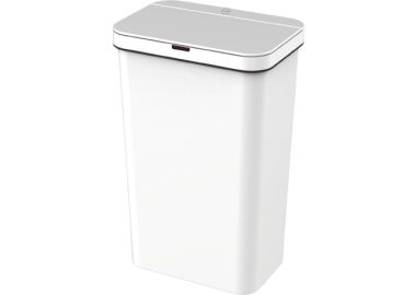פח אוטומטי מעוצב 50 ליטר דגם Rotam צבע לבן