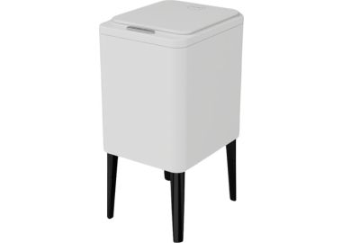 פח לחיצה מעוצב 8 ליטר דגם Bonanz צבע לבן