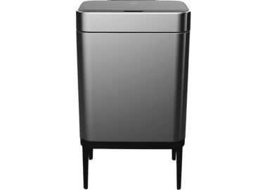 פח 40 ליטר עם חיישן עליון דגם OLA צבע כסוף