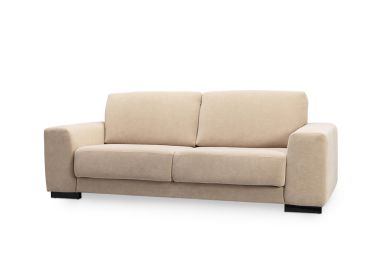 ספה תלת מושבית בד בגוון בז' 222 ס"מ דגם פרפקטו