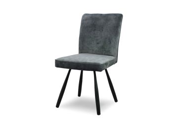 כסא פינת אוכל ירוק בד קטיפה דגם יארד