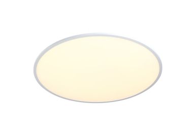 מנורת צמוד תקרה אולנט 60 קוטר לבן אור צהוב