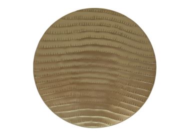 מגש נוי זהב אלומיניום דגם ריפלס 51 ס"מ