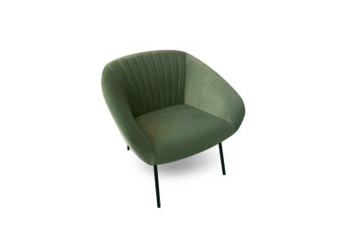 כורסא בד בגוון ירוק דגם לינדזי