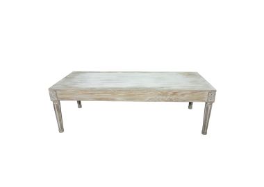 שולחן סלון בגוון טבעי עץ 50*120 ס"מ דגם טוטום