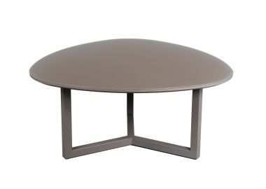 שולחן סלון זכוכית אפור 89*89 ס"מ דגם דברו