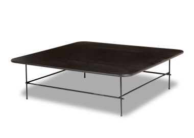 שולחן סלון בגוון שחור 120*120 ס"מ דגם צ'פלין