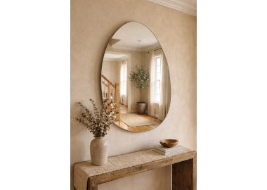 מראה אובלית מעוצבת דגם 9633