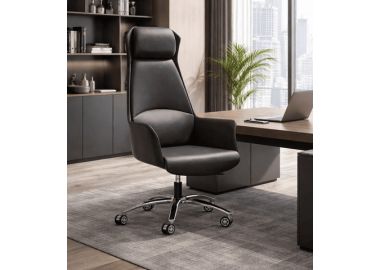 כסא מנהלים יוקרתי דגם BIGBOSS גוון שחור