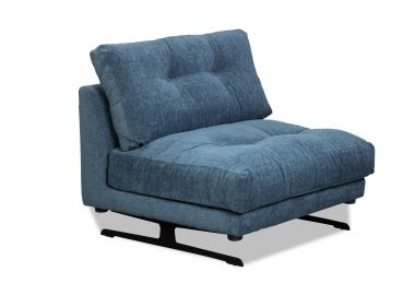 כורסא בד בגוון כחול דגם סופי