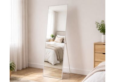 מראת גוף עם מסגרת לבן דגם 1846