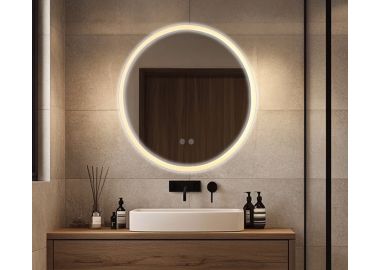 מראת קיר עגולה דגם אלזה קוטר LED 60 ס"מ