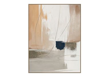 ציור 120*90 ס"מ גוון חום בהיר דגם אלומה