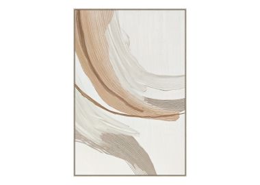 ציור 120*80 ס"מ גוון אפור לבן דגם ווינד 1