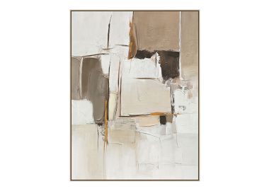 ציור 120*90 ס"מ גוון חום דגם קונקט