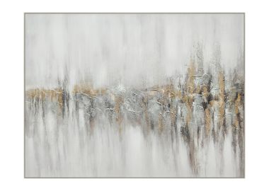 ציור 203*152 ס"מ גוון אפור דגם לנד