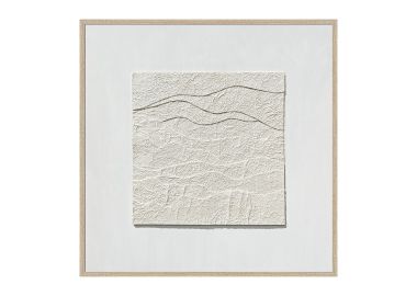 ציור 100*100 ס"מ גוון לבן דגם קוואדרו 2