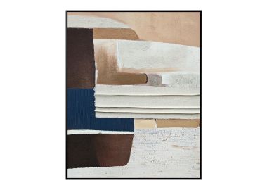 ציור 100*80 ס"מ גוון כחול דגם נאם 2