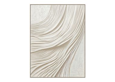 ציור 120*90 ס"מ גוון לבן דגם סנואו 1