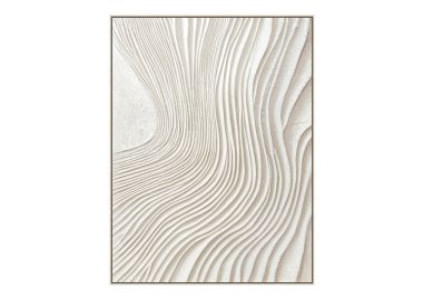 ציור 120*90 ס"מ גוון לבן דגם סנואו 2