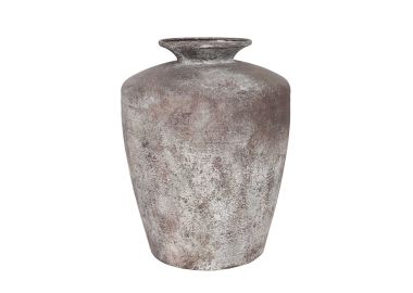 אגרטל מתכת חום 32 ס"מ דגם דירוס