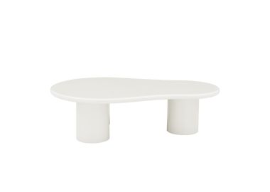 שולחן סלון 80*130 ס"מ MDF צבוע בגוון אבן דגם קוסטורה