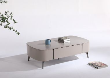 שולחן סלון 70*130 MDF בגוון מוקה דגם ברודווי