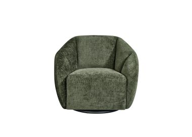 כורסא מסתובבת בד בגוון ירוק דגם סיאטל