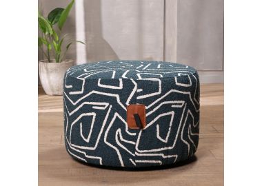 הדום בד עגול 60 ס"מ גוון טורקיז דגם לילו