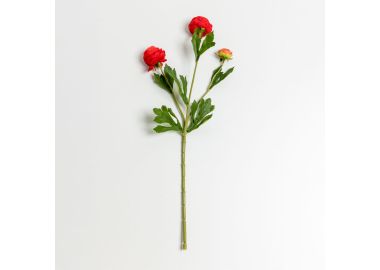 פרח מלאכותי אדום 42 ס"מ דגם קליאו